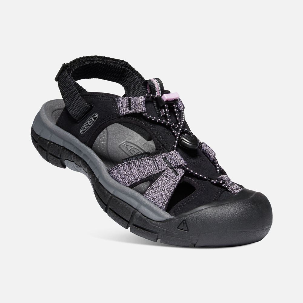 Sandales Keen Femme Noir/Violette | Ravine H2 | EJUDN-9048